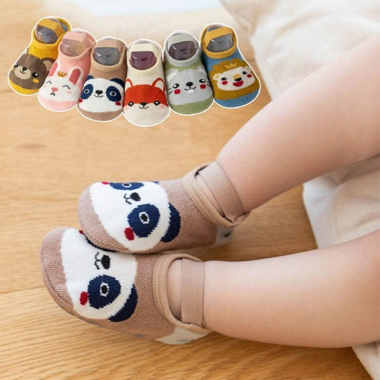 Süße Baby-Socken mit Tiermotiven – Rutschfest & Kuschelig!